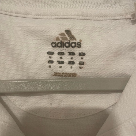 Adidas Men's Light Gray Polo Shirt - Picture 2 of 4